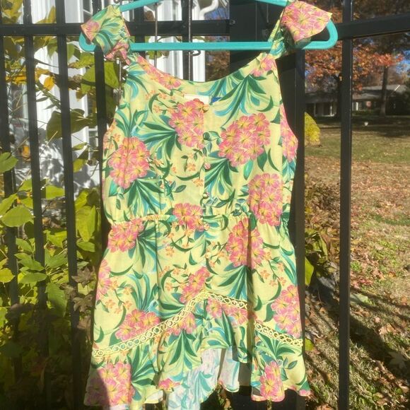 FARM Rio Floral Ruffle Tank Top NWT - Picture 5 of 9